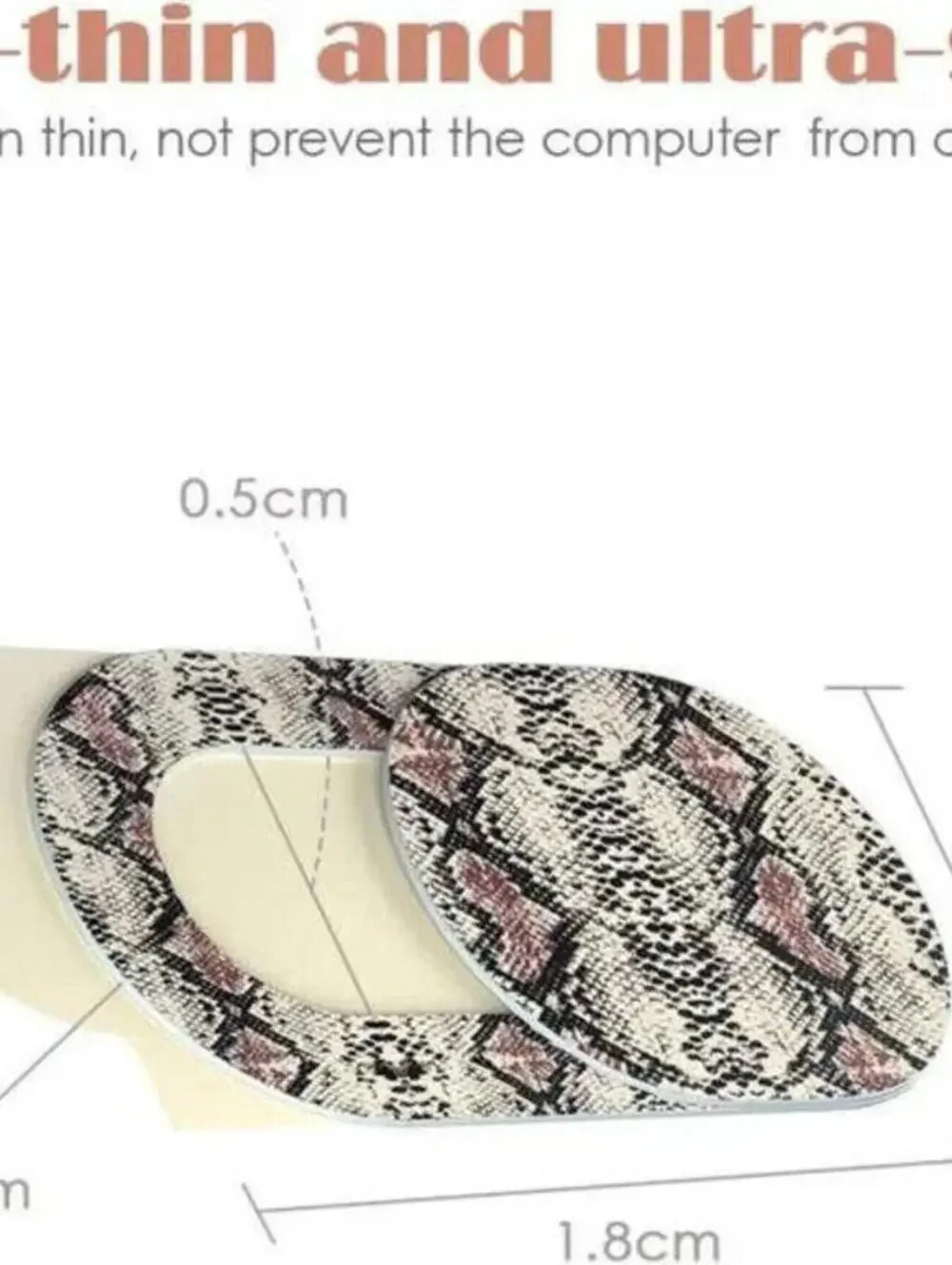 Webcam Cover Slide Cute Pattern Web Camera Cover 0.02-Inch Ultra